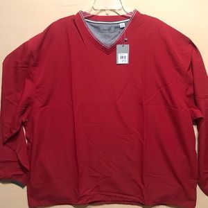 Ashworth 5267 Mens V-neck Wind Jacket Pullover   Size: 4XL **Brand New (NWT/NOS)